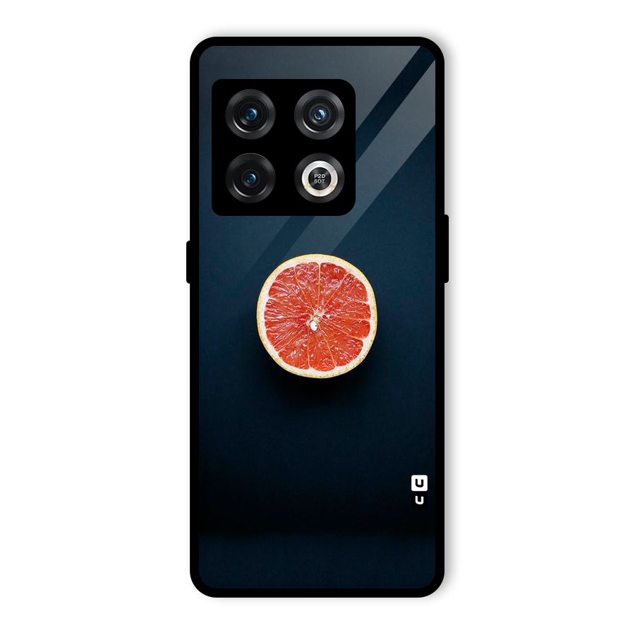 Orange Design Glass Back Case for OnePlus 10 Pro 5G