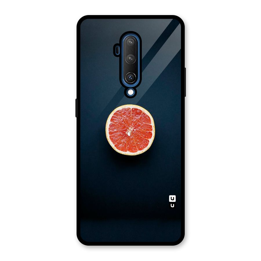Orange Design Glass Back Case for OnePlus 7T Pro