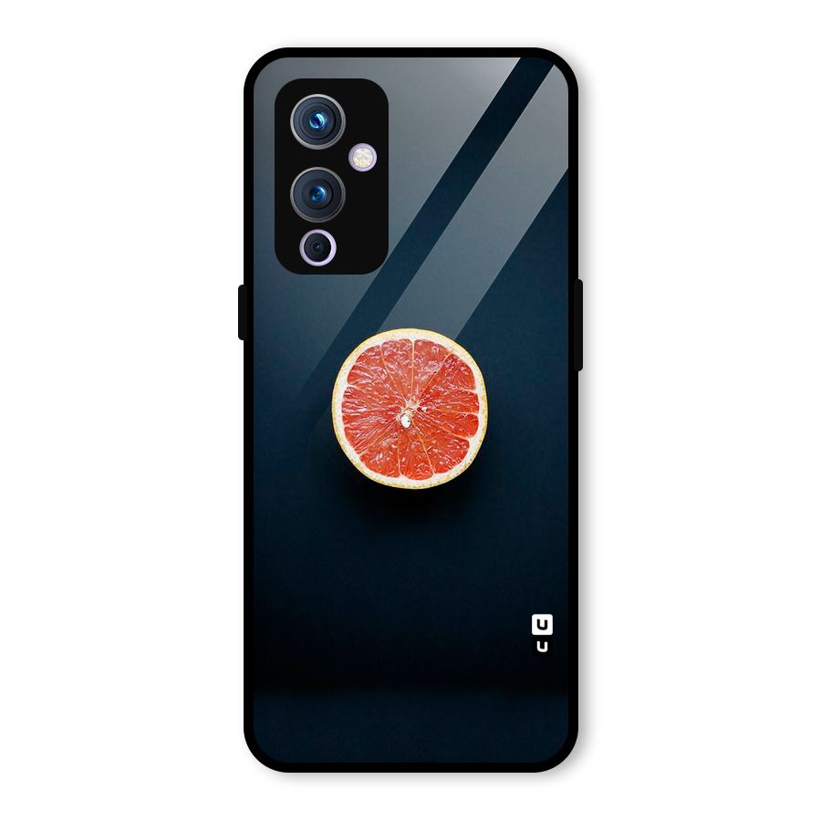 Orange Design Glass Back Case for OnePlus 9