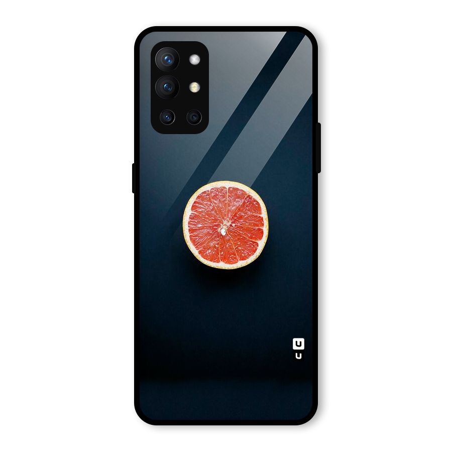 Orange Design Glass Back Case for OnePlus 9R