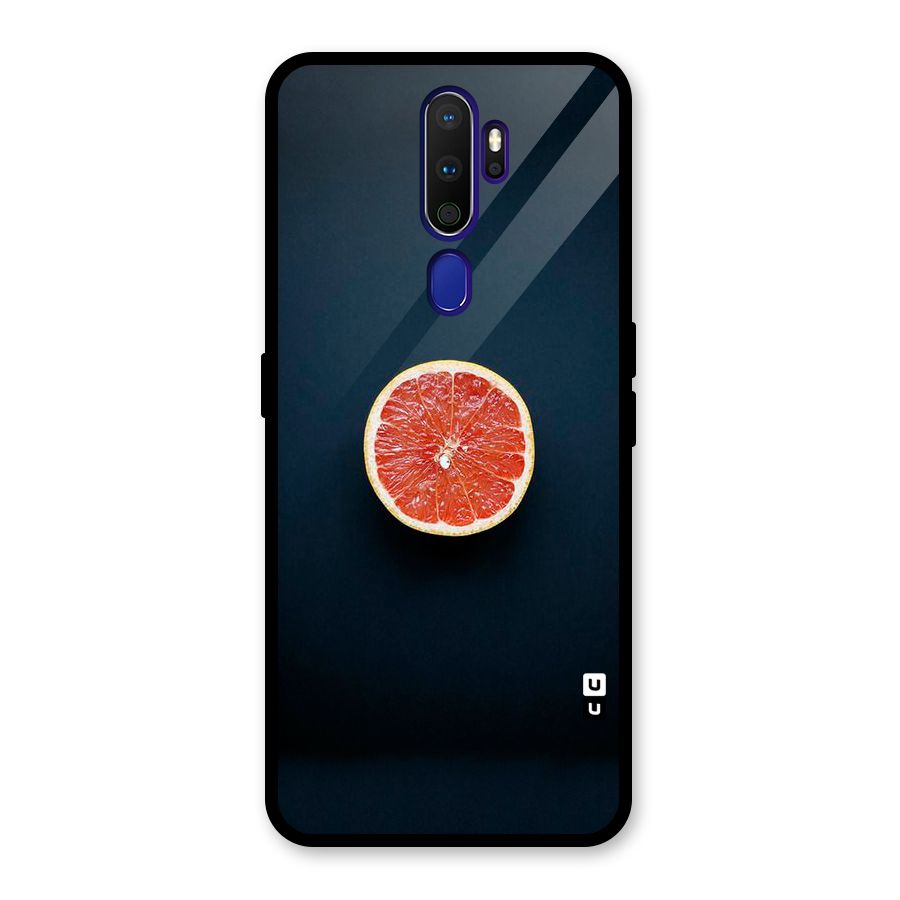 Orange Design Glass Back Case for Oppo A9 (2020)