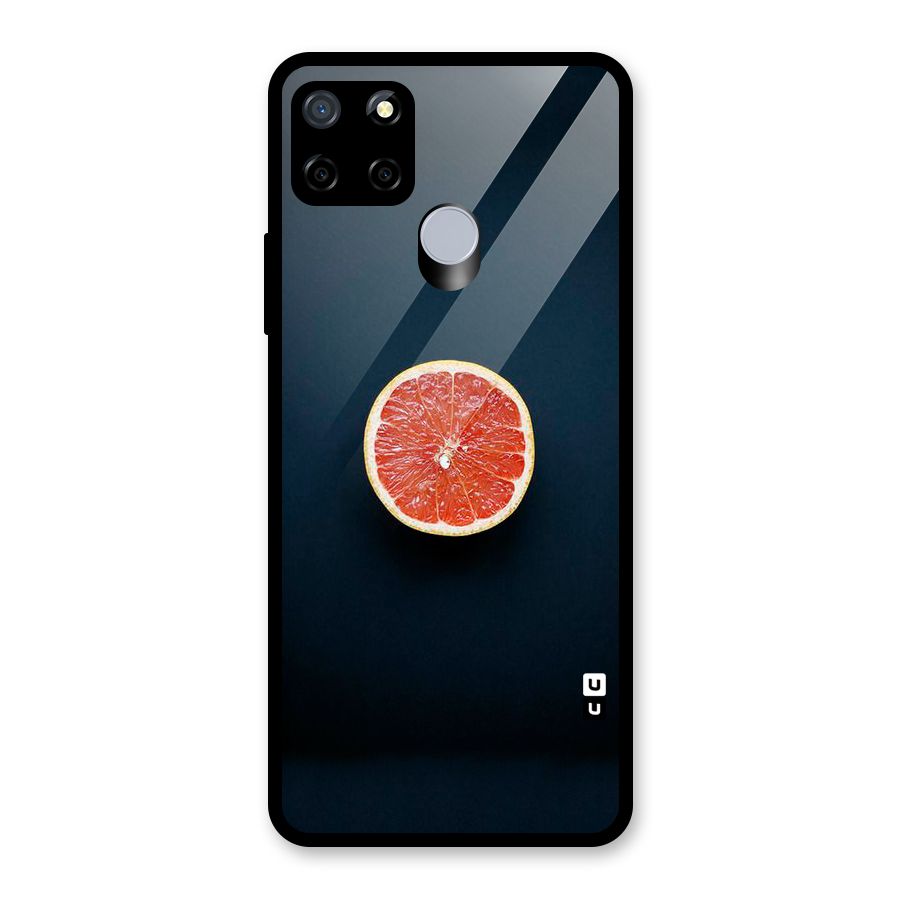 Orange Design Glass Back Case for Realme Narzo 20