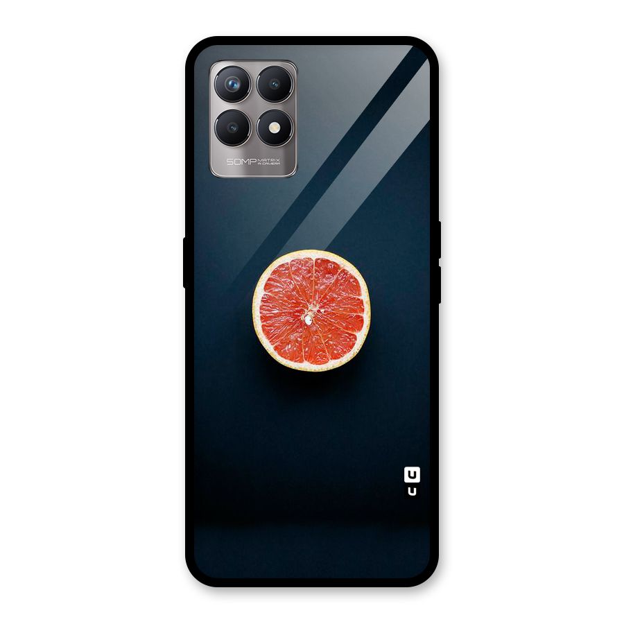 Orange Design Glass Back Case for Realme Narzo 50