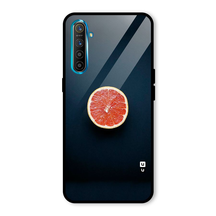 Orange Design Glass Back Case for Realme X2