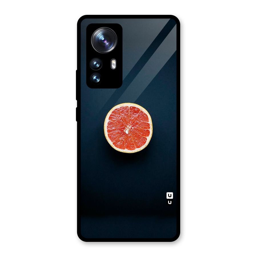 Orange Design Glass Back Case for Xiaomi 12 Pro