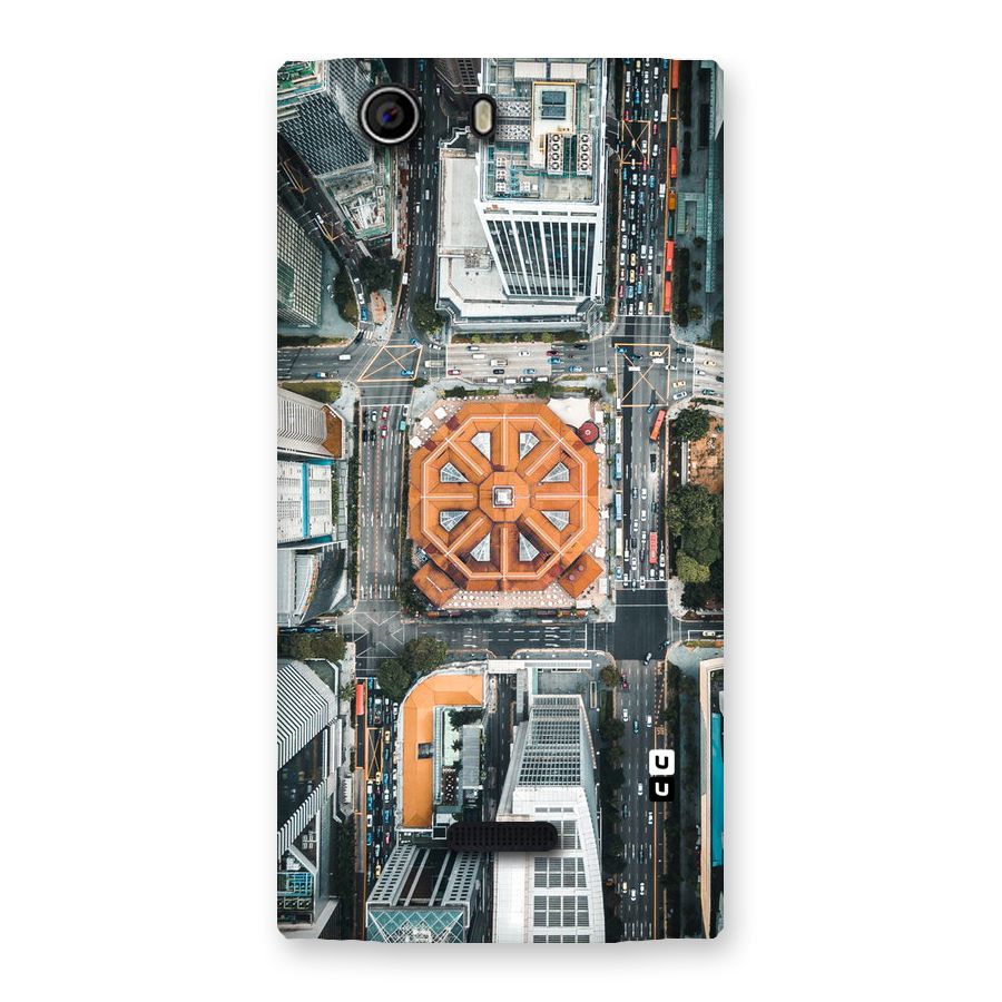 Orange Dome Back Case for Canvas Nitro 2 E311
