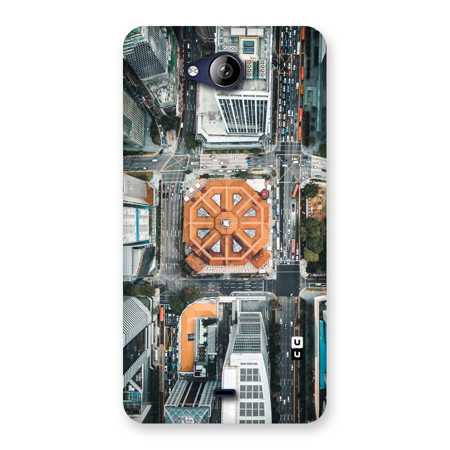 Orange Dome Back Case for Canvas Play Q355