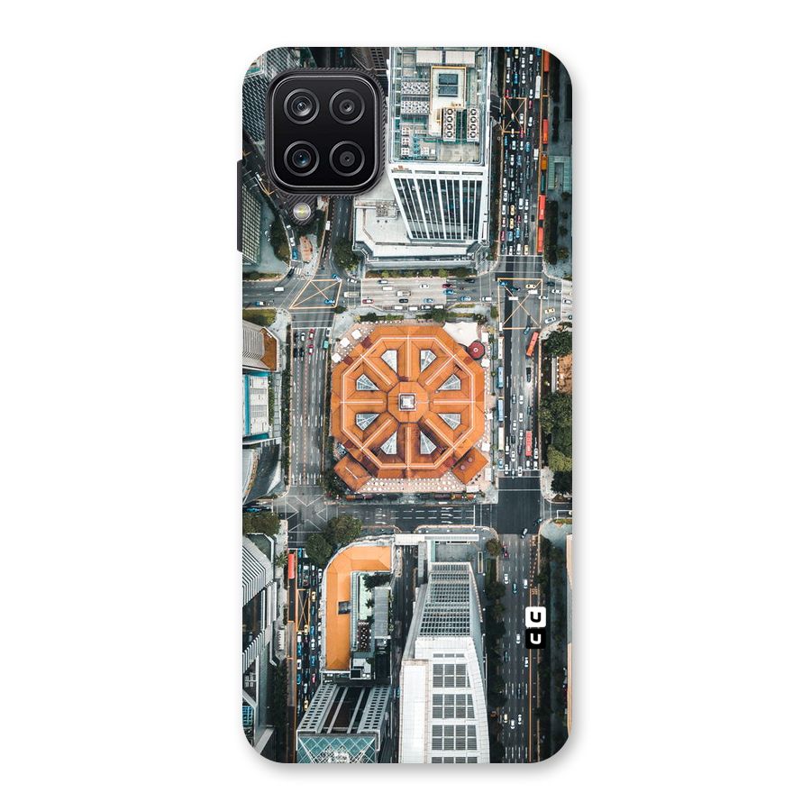 Orange Dome Back Case for Galaxy A12