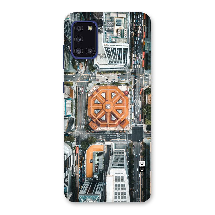 Orange Dome Back Case for Galaxy A31