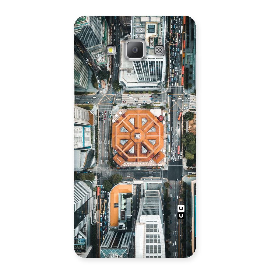 Orange Dome Back Case for Galaxy A7