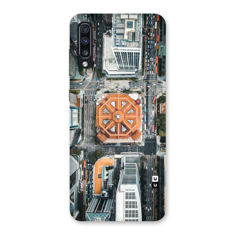 Orange Dome Back Case for Galaxy A70