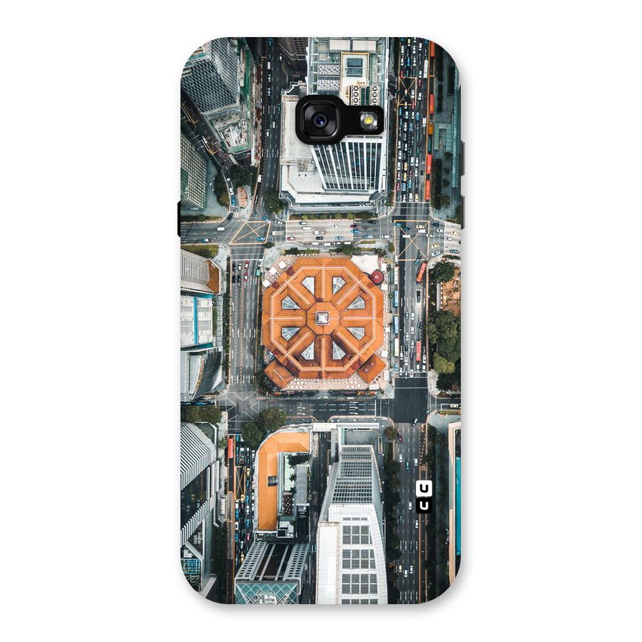 Orange Dome Back Case for Galaxy A7 (2017)