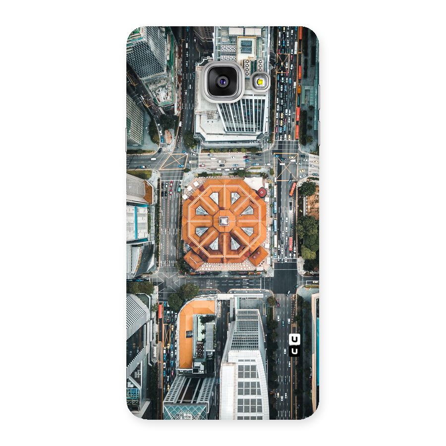 Orange Dome Back Case for Galaxy A7 2016