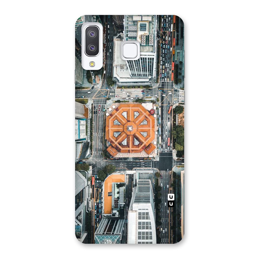 Orange Dome Back Case for Galaxy A8 Star