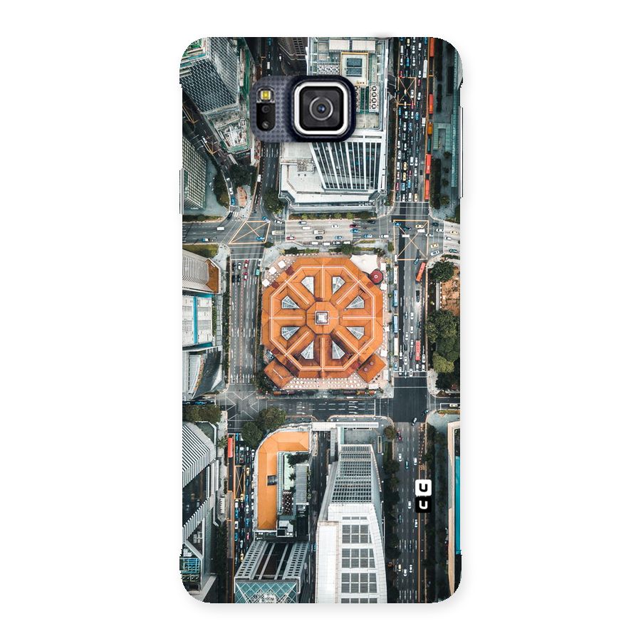 Orange Dome Back Case for Galaxy Alpha