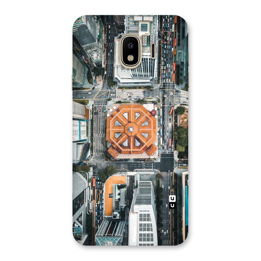Orange Dome Back Case for Galaxy J4