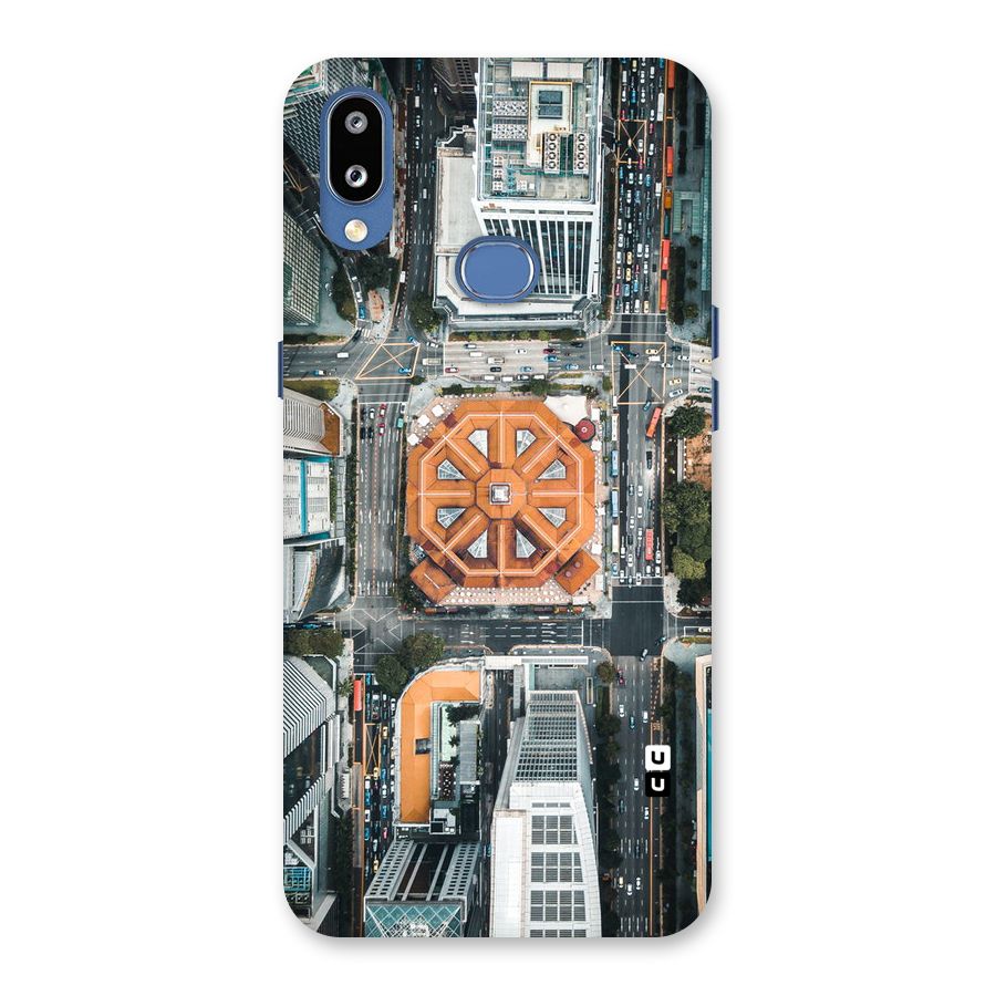 Orange Dome Back Case for Galaxy M01s