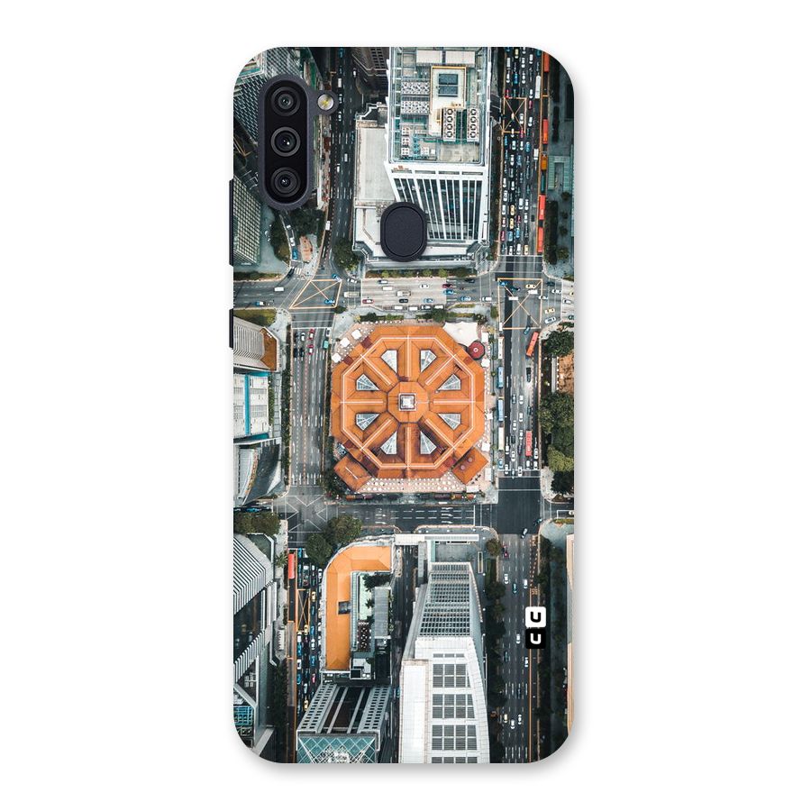 Orange Dome Back Case for Galaxy M11