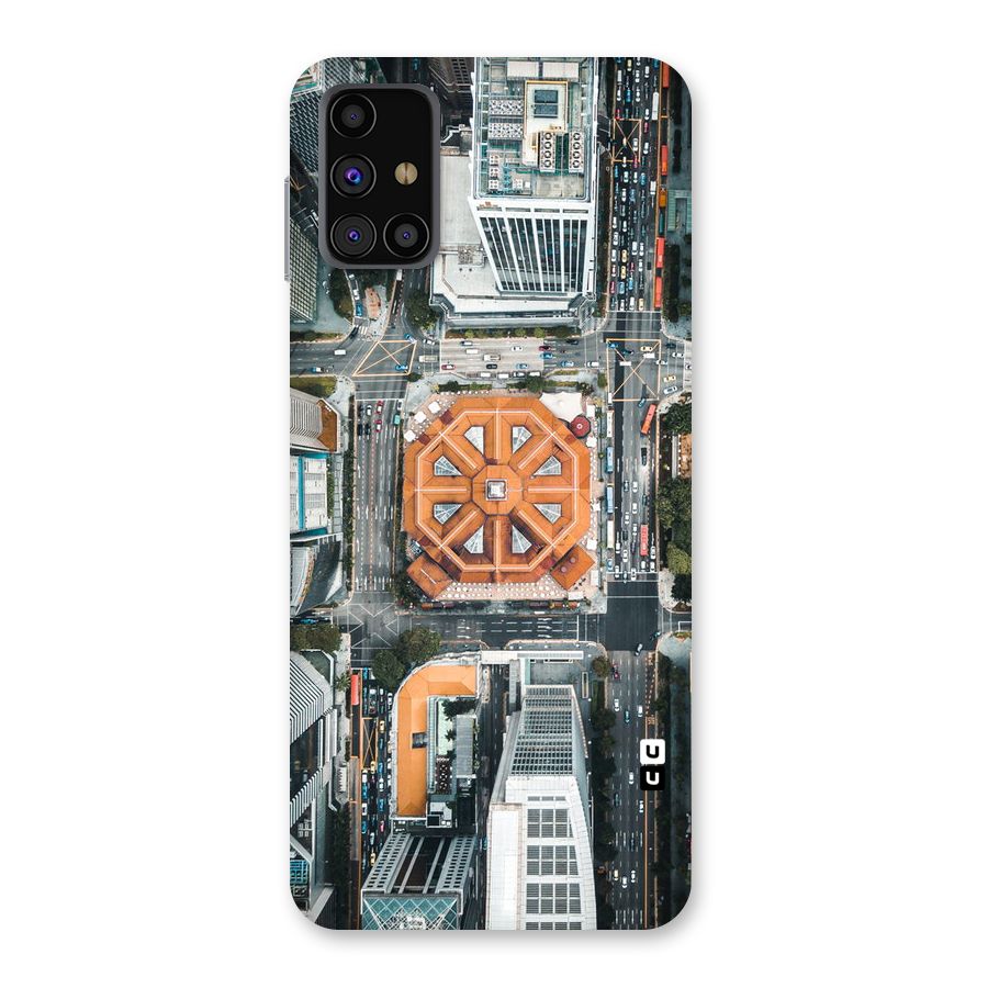 Orange Dome Back Case for Galaxy M31s