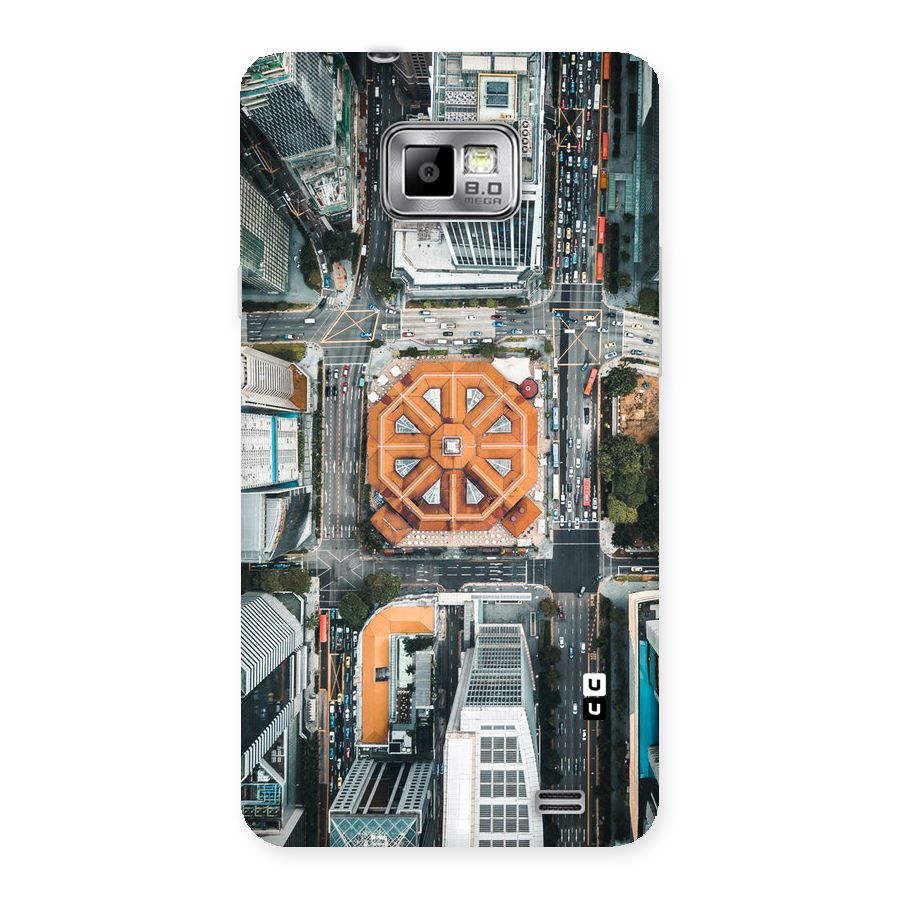 Orange Dome Back Case for Galaxy S2