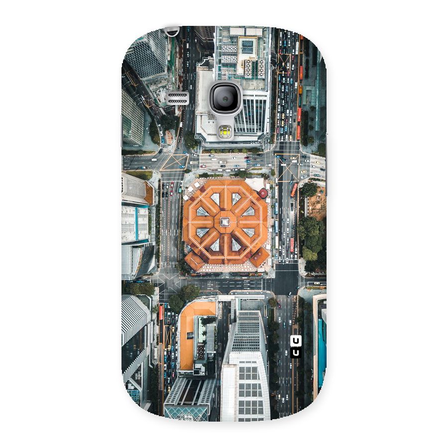 Orange Dome Back Case for Galaxy S3 Mini