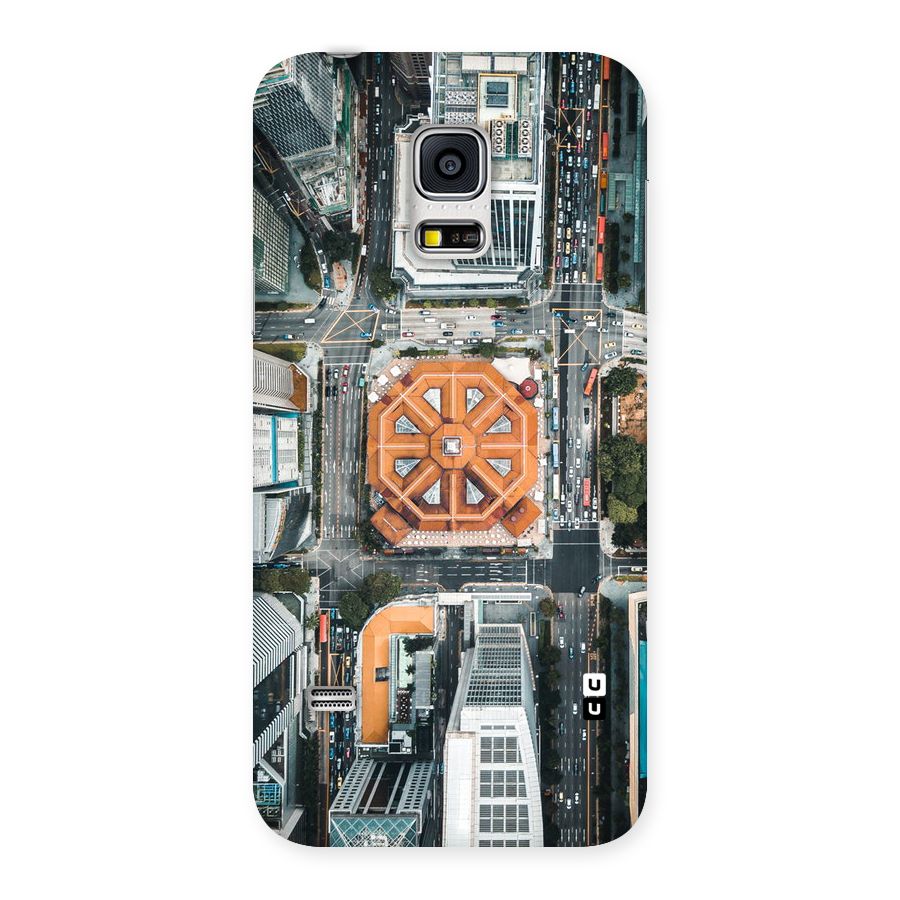 Orange Dome Back Case for Galaxy S5 Mini