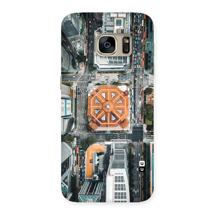 Orange Dome Back Case for Galaxy S7