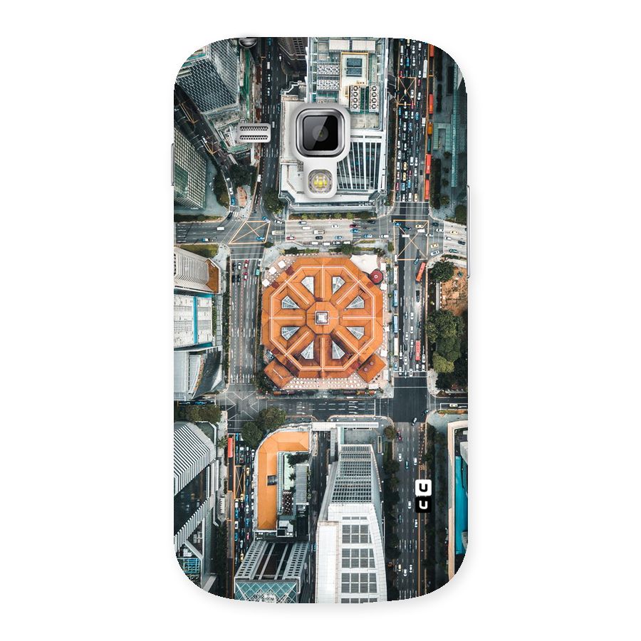 Orange Dome Back Case for Galaxy S Duos