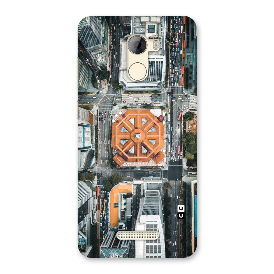 Orange Dome Back Case for Gionee A1 LIte
