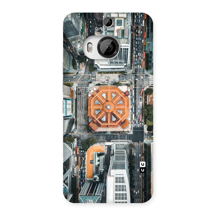 Orange Dome Back Case for HTC One M9 Plus