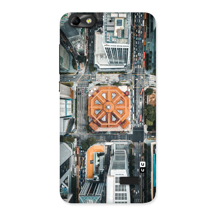 Orange Dome Back Case for Honor 4C