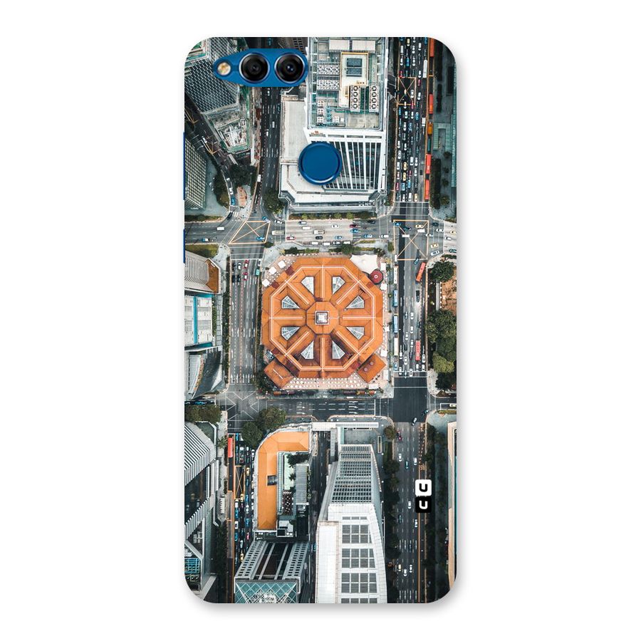 Orange Dome Back Case for Honor 7X