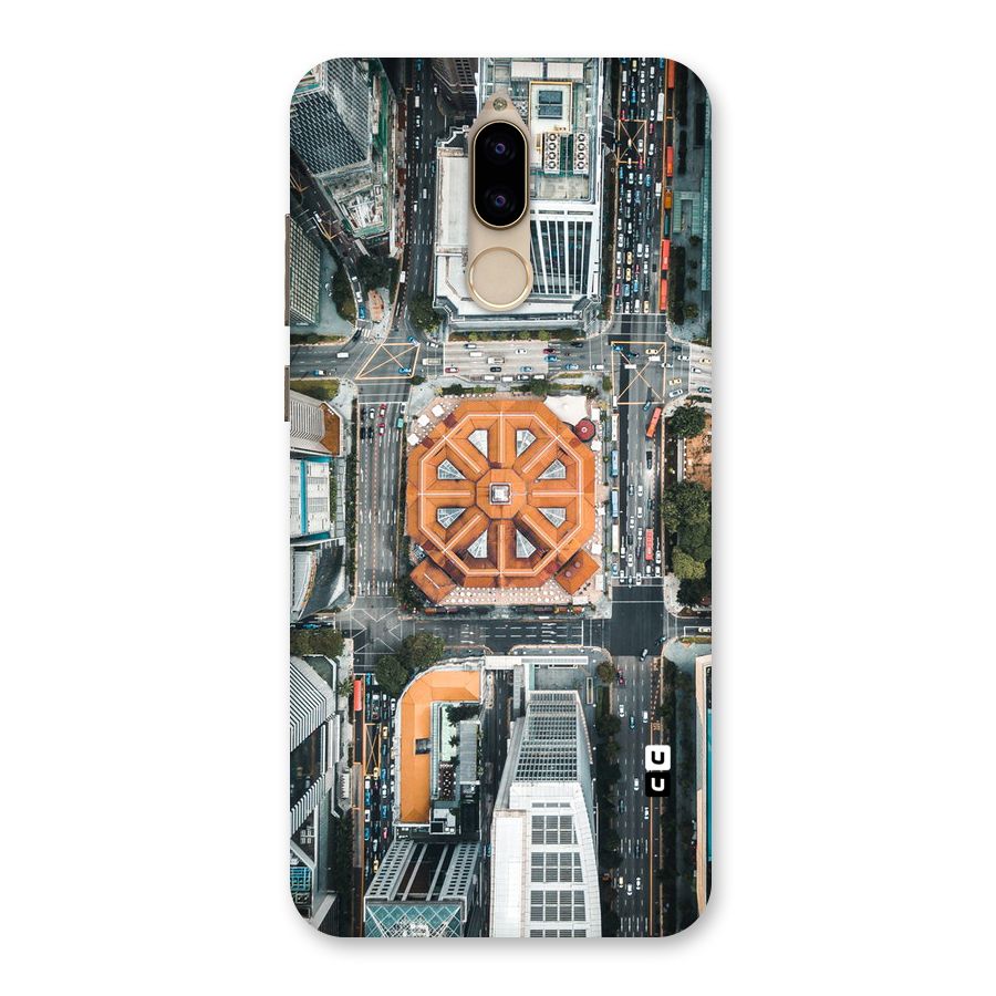 Orange Dome Back Case for Honor 9i