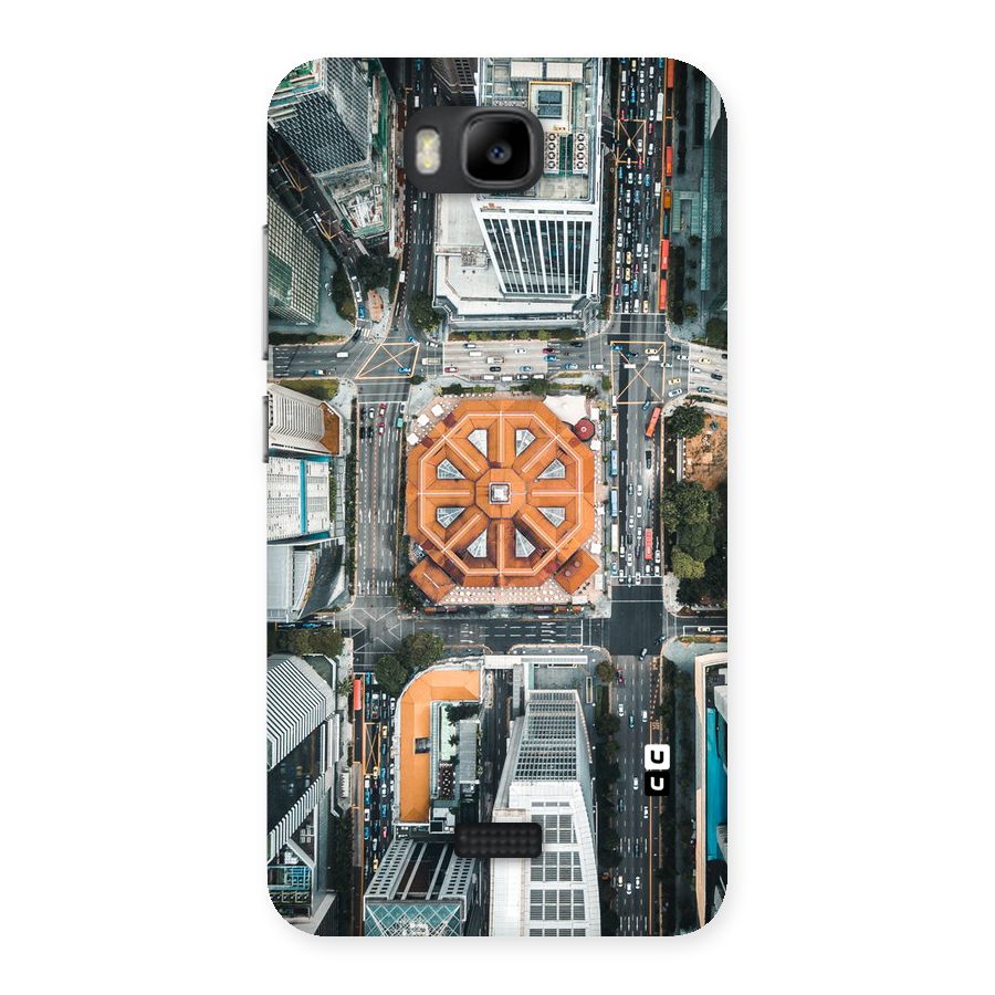 Orange Dome Back Case for Honor Bee