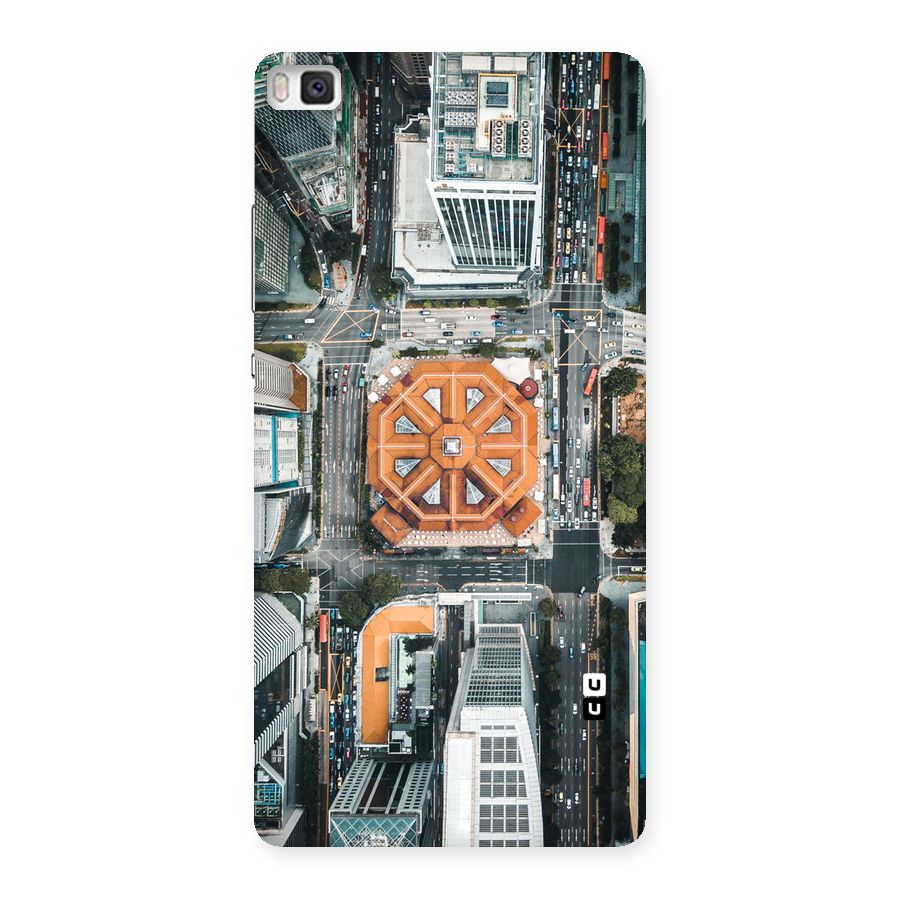 Orange Dome Back Case for Huawei P8