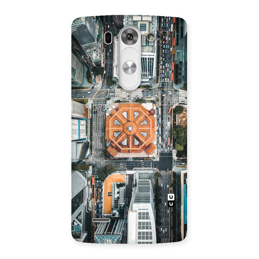 Orange Dome Back Case for LG G3 Mini