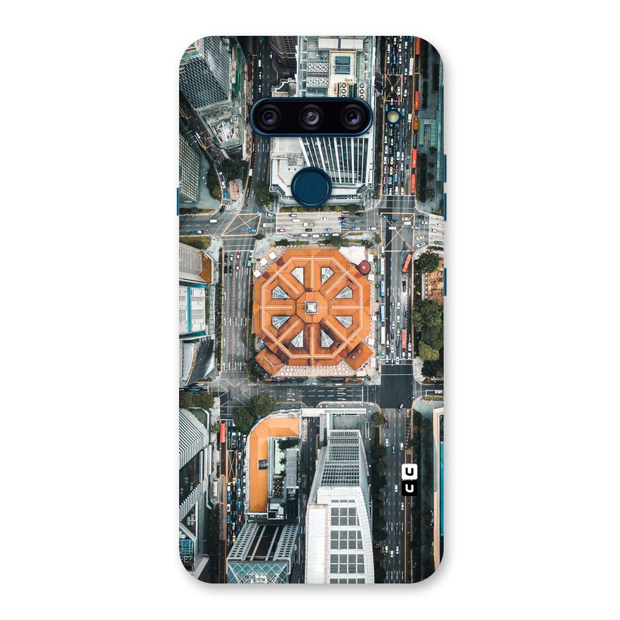 Orange Dome Back Case for LG  V40 ThinQ