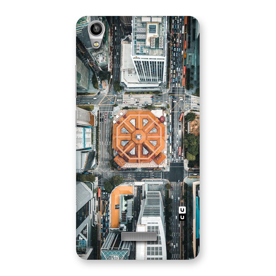 Orange Dome Back Case for Lava-Pixel-V1