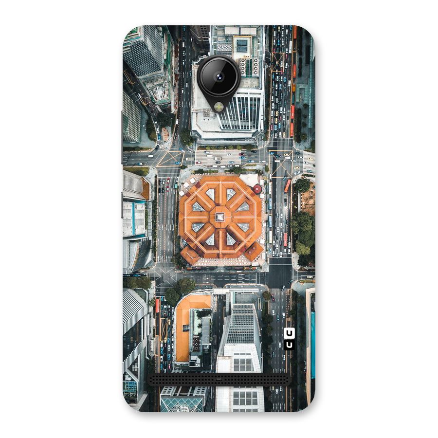 Orange Dome Back Case for Lenovo C2