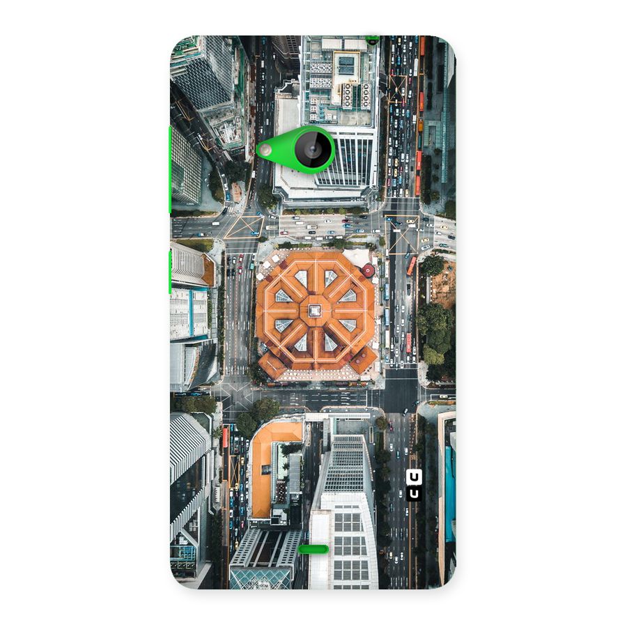 Orange Dome Back Case for Lumia 535