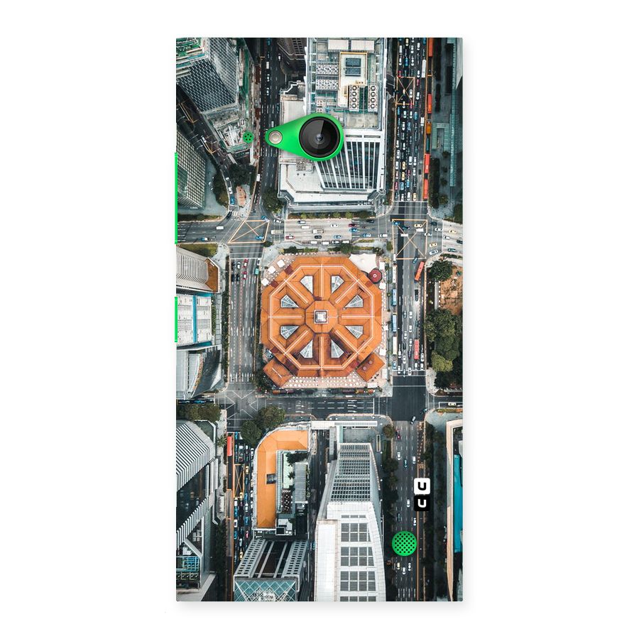 Orange Dome Back Case for Lumia 730
