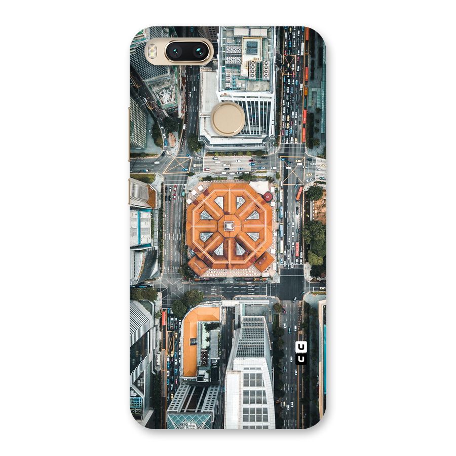 Orange Dome Back Case for Mi A1
