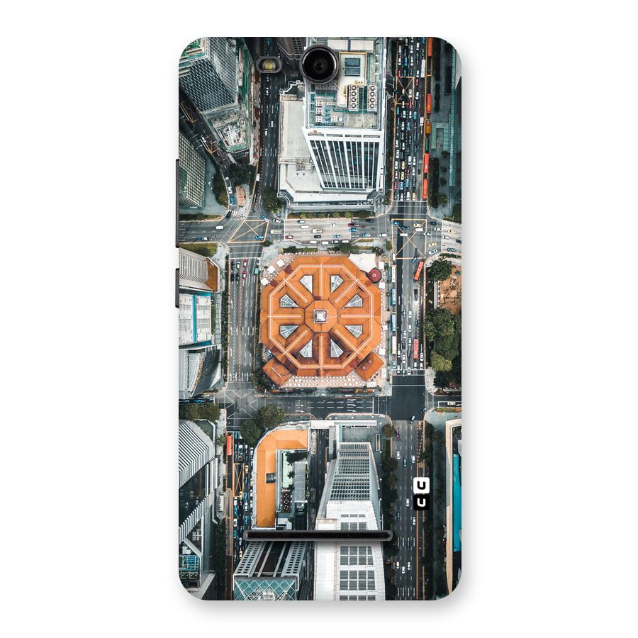 Orange Dome Back Case for Micromax Canvas Juice 3 Q392