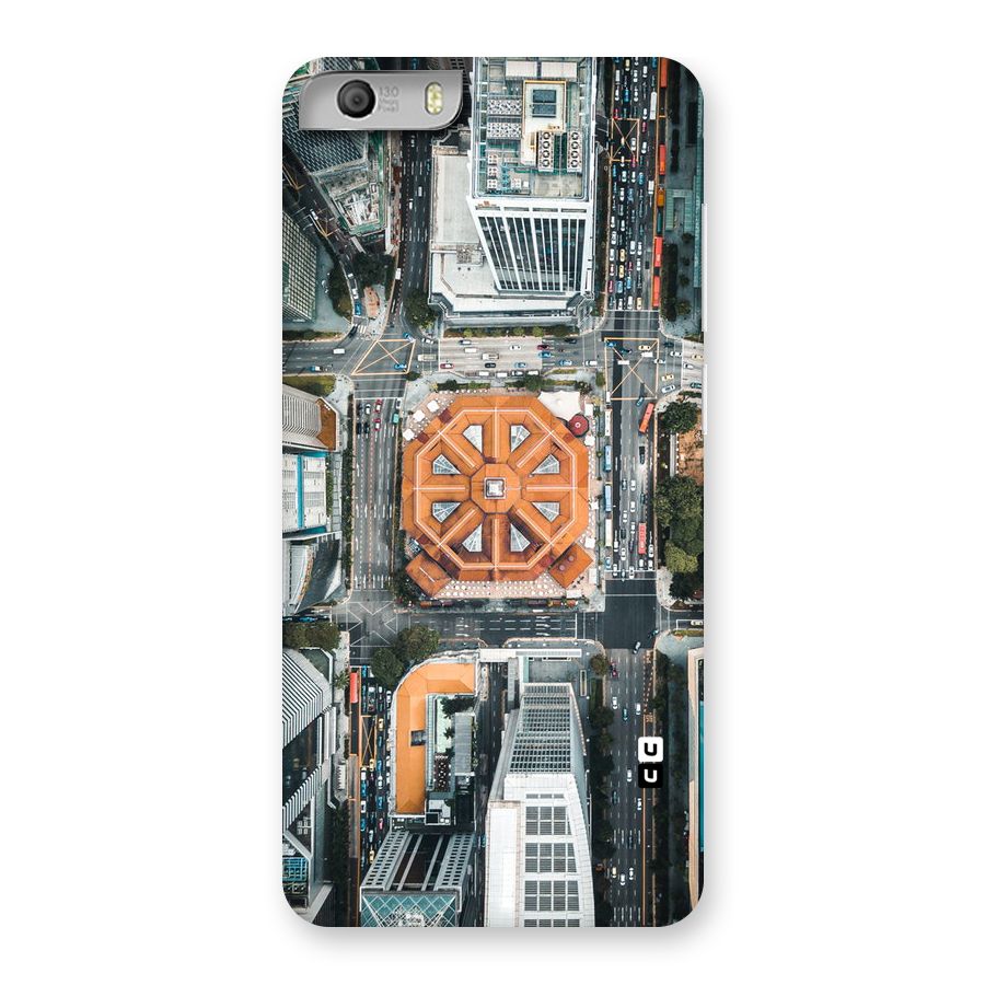 Orange Dome Back Case for Micromax Canvas Knight 2