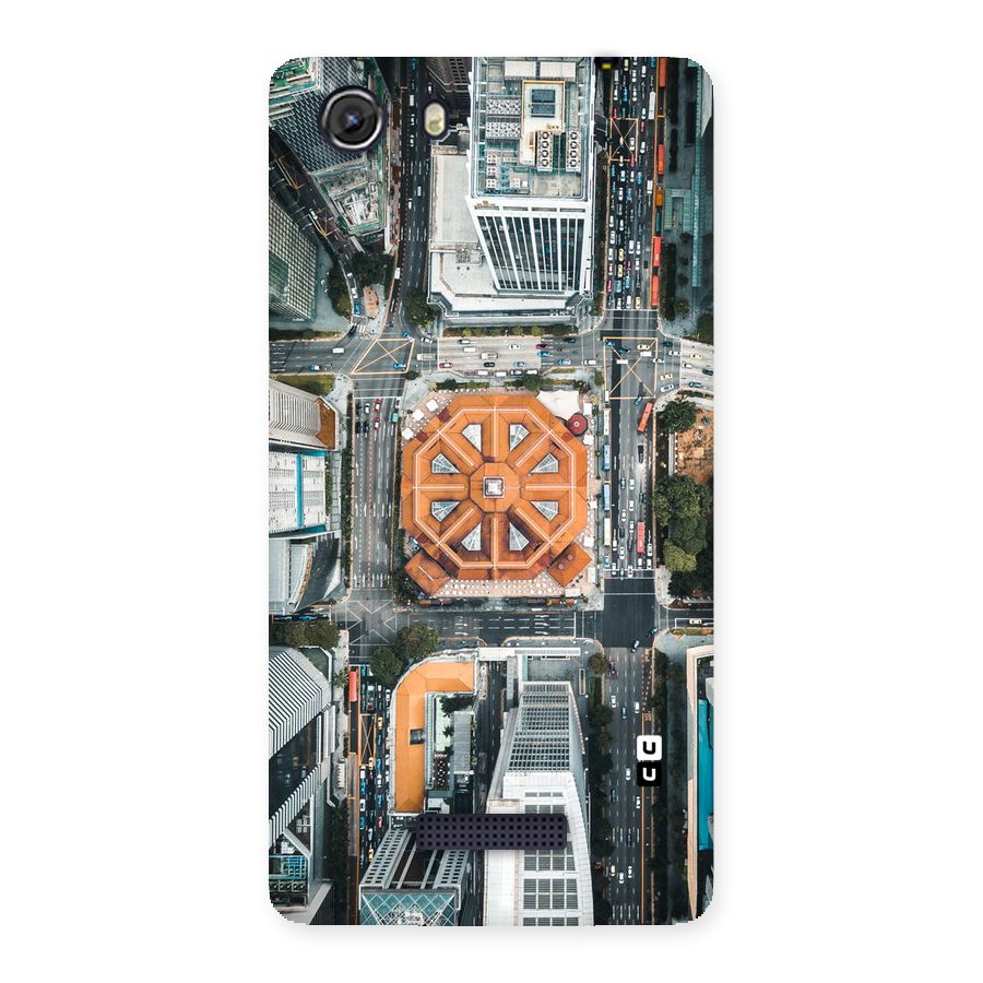 Orange Dome Back Case for Micromax Unite 3