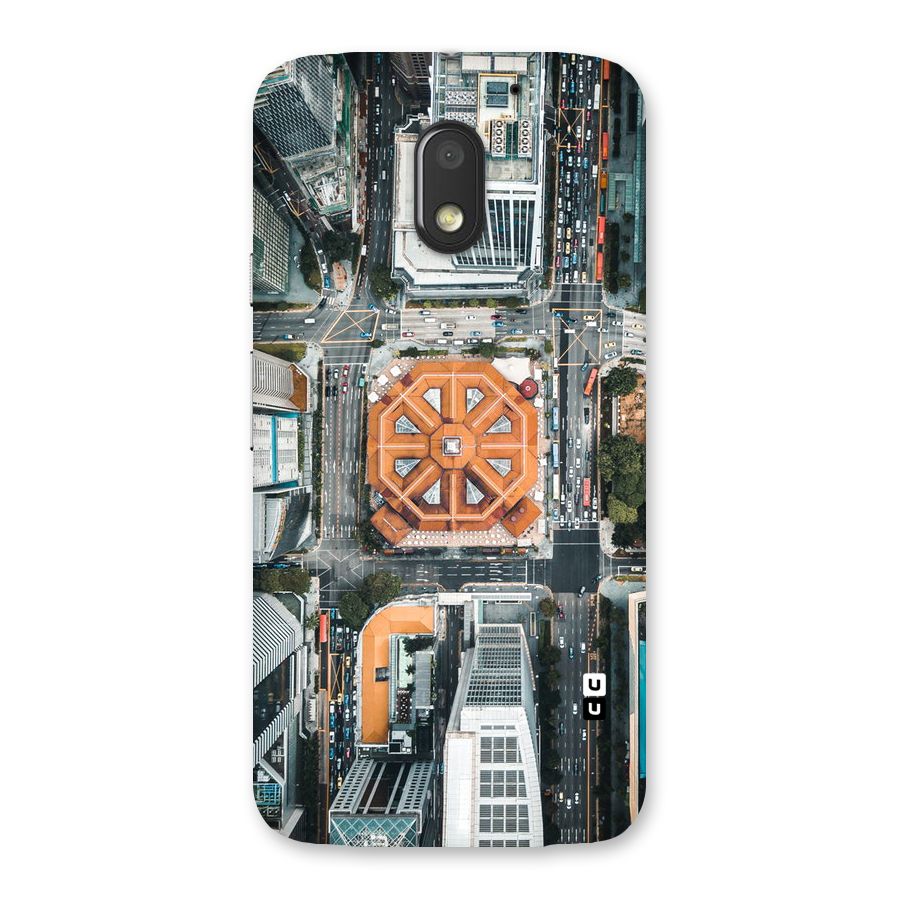 Orange Dome Back Case for Moto E3 Power