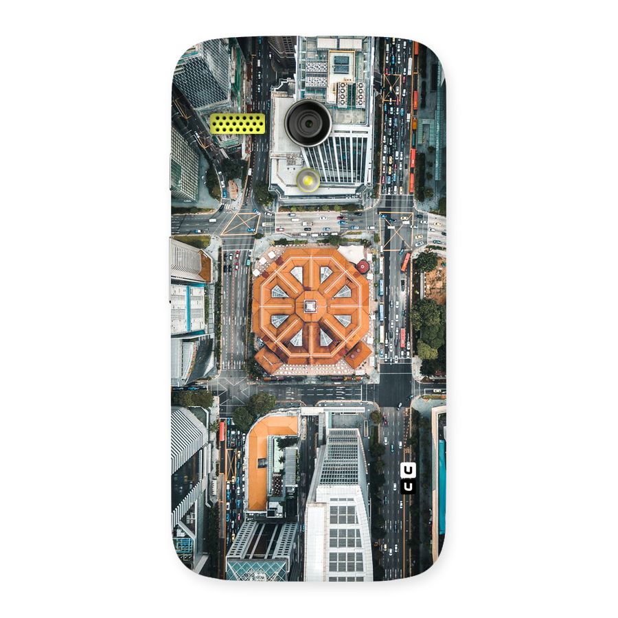 Orange Dome Back Case for Moto G