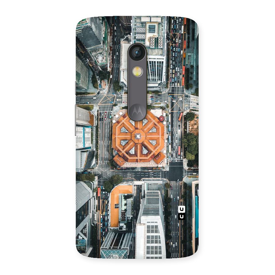 Orange Dome Back Case for Moto X Play
