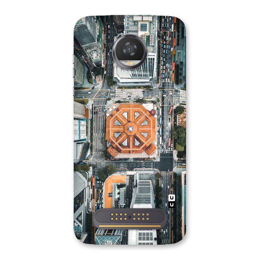 Orange Dome Back Case for Moto Z2 Play