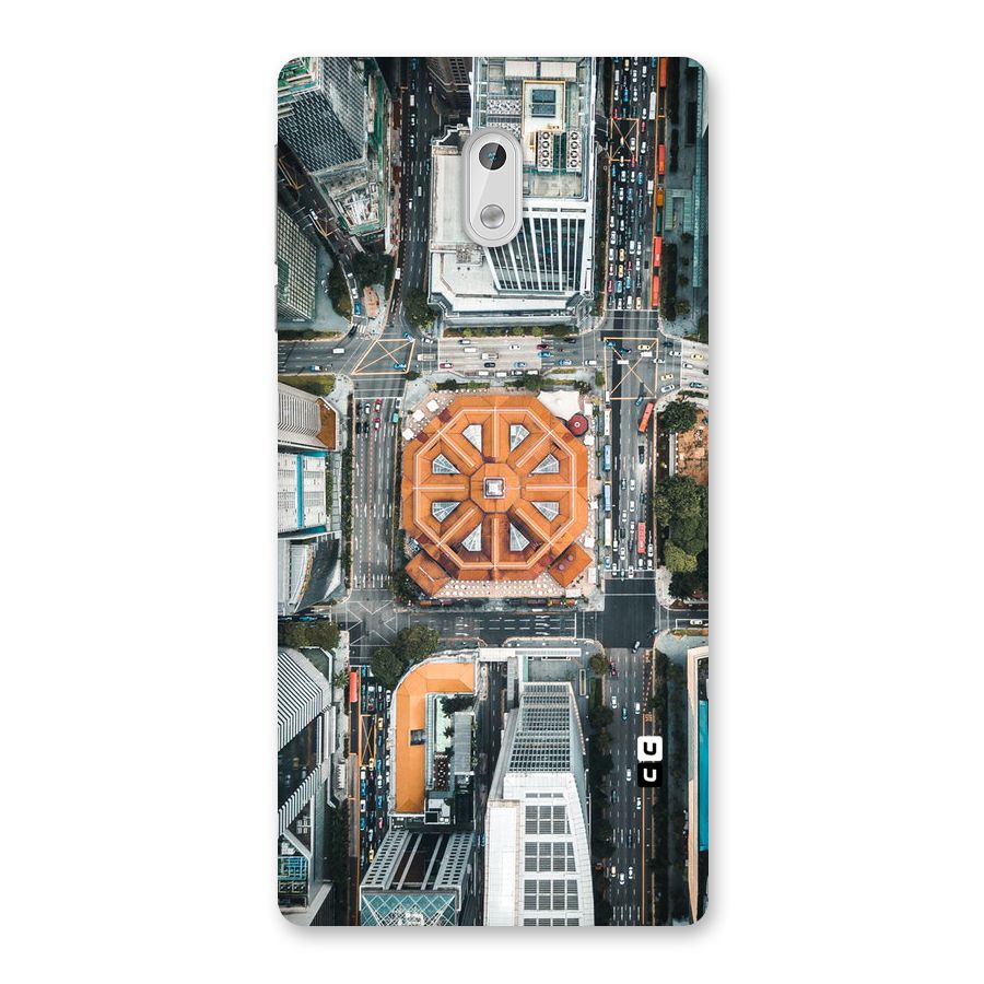 Orange Dome Back Case for Nokia 3